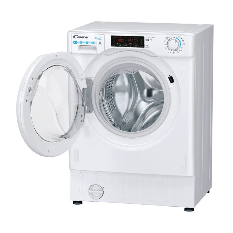 Candy Smart Inverter CBDO485TWME/1-S lavasciuga Da incasso Caricamento frontale Bianco D