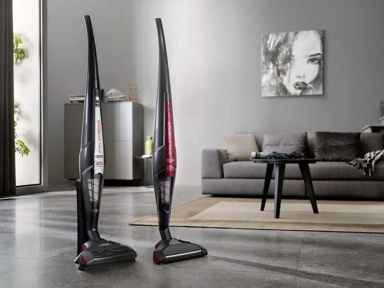 De’Longhi Colombina Cordless Plus XLR25LE.GY Senza sacchetto 1 L Grigio, Magenta
