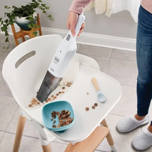 Black & Decker HLVC315B11 aspirapolvere senza filo Bianco Senza sacchetto