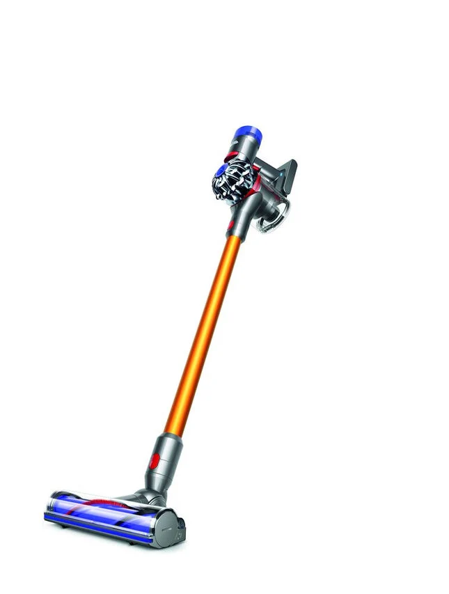 Dyson V8 Absolute + Grigio, Nichel, Giallo Senza sacchetto