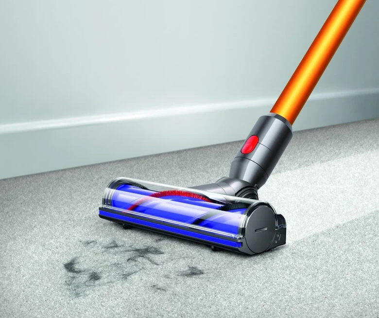 Dyson V8 Absolute + Grigio, Nichel, Giallo Senza sacchetto