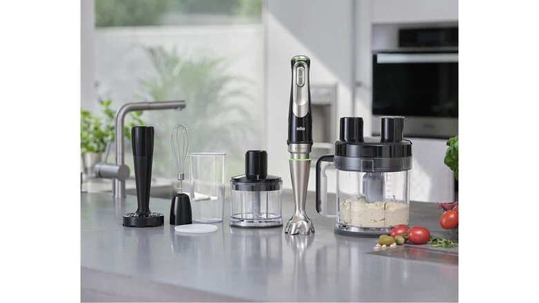 Braun MultiQuick 9 MQ 9187XLI 0,6 L Frullatore ad immersione 1200 W Nero, Stainless steel
