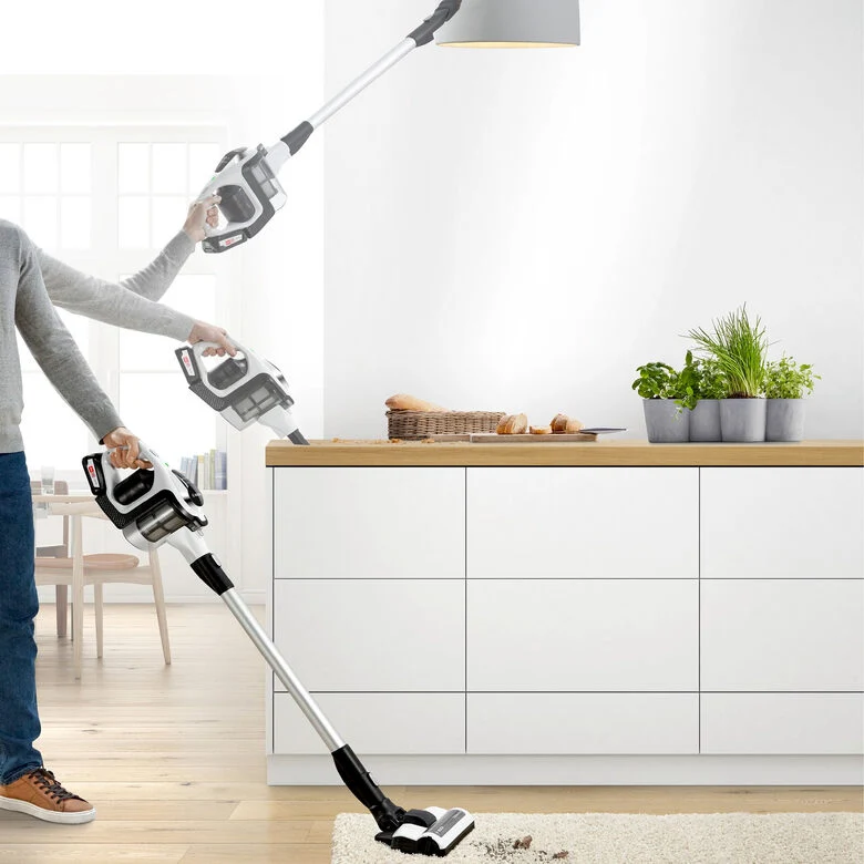 Bosch Serie 8 BBS812PCK aspirapolvere senza filo Bianco Senza sacchetto