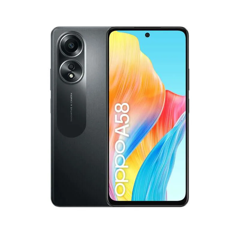 TIM OPPO A58 17,1 cm (6.72") Doppia SIM Android 13 4G USB tipo-C 6 GB 128 GB 5000 mAh Nero
