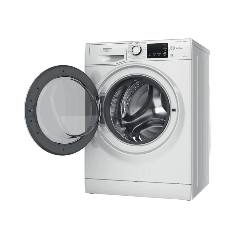 Hotpoint NDB 10736 WA IT lavasciuga Libera installazione Caricamento frontale Bianco D