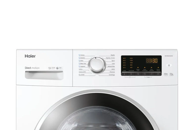 Haier CIN Series HW100-B14CIN lavatrice Caricamento frontale 10 kg 1400 Giri/min A Bianco