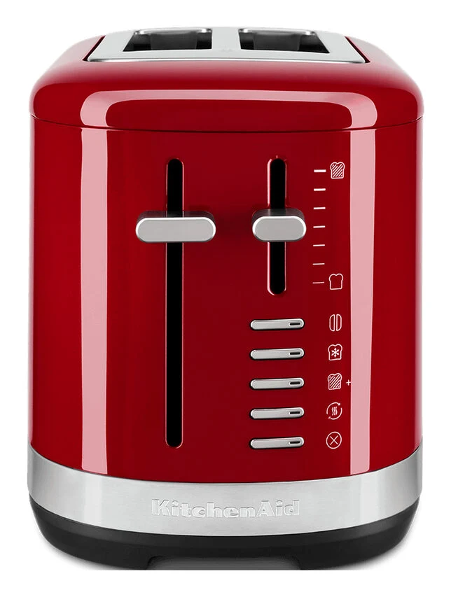 KitchenAid 5KMT2109EER 7 2 fetta/e 980 W Nero, Rosso, Acciaio inox