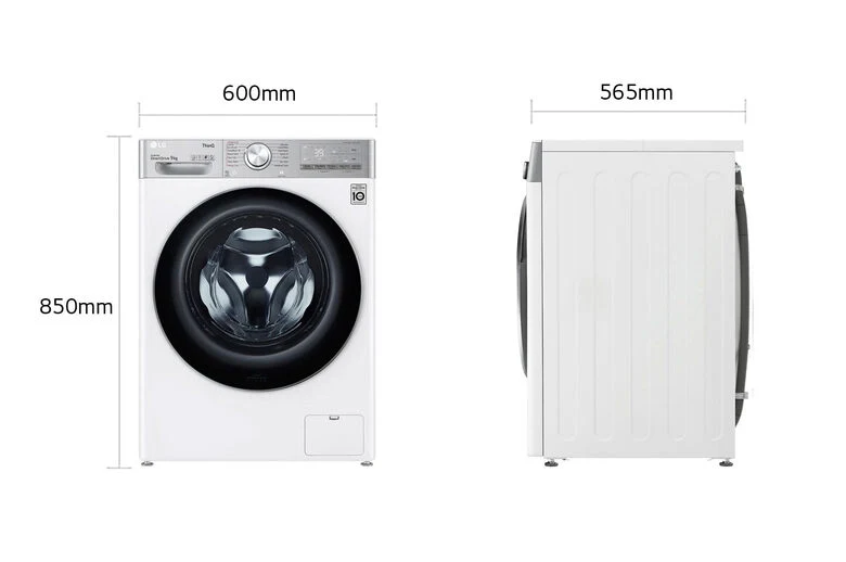 LG F6WV909P2E lavatrice Caricamento frontale 9 kg 1600 Giri/min A Bianco
