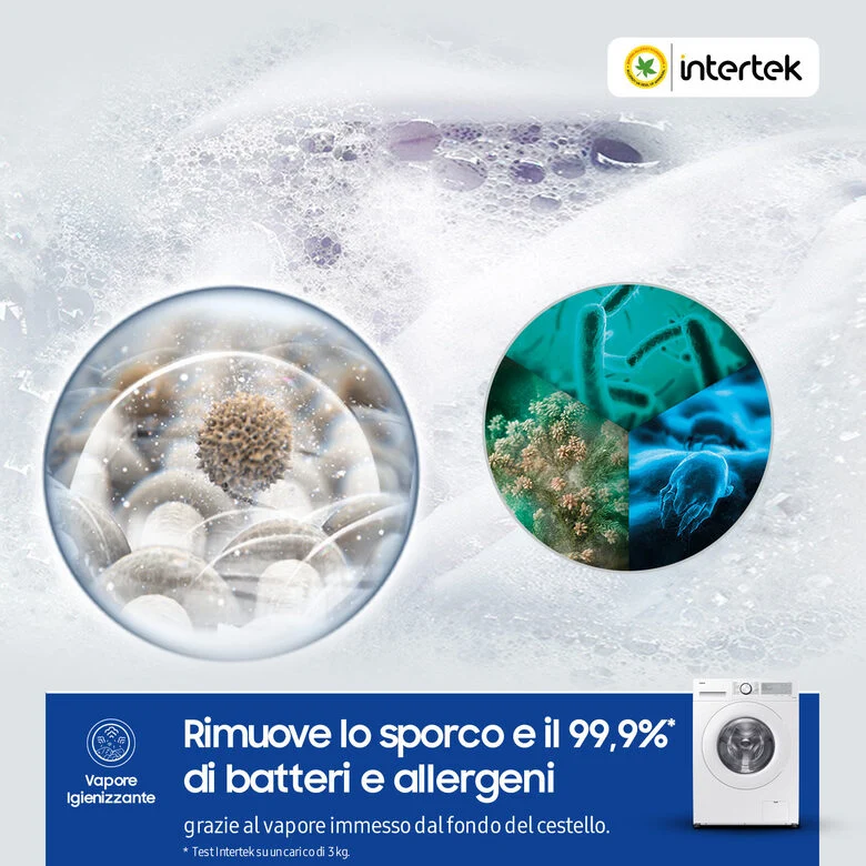 Samsung WW90CGC04DTH lavatrice Caricamento frontale 9 kg 1400 Giri/min A Bianco