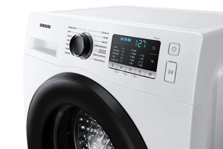 Samsung Lavatrice Crystal Clean Slim 8 Kg WW80AGAS21AE Classe E