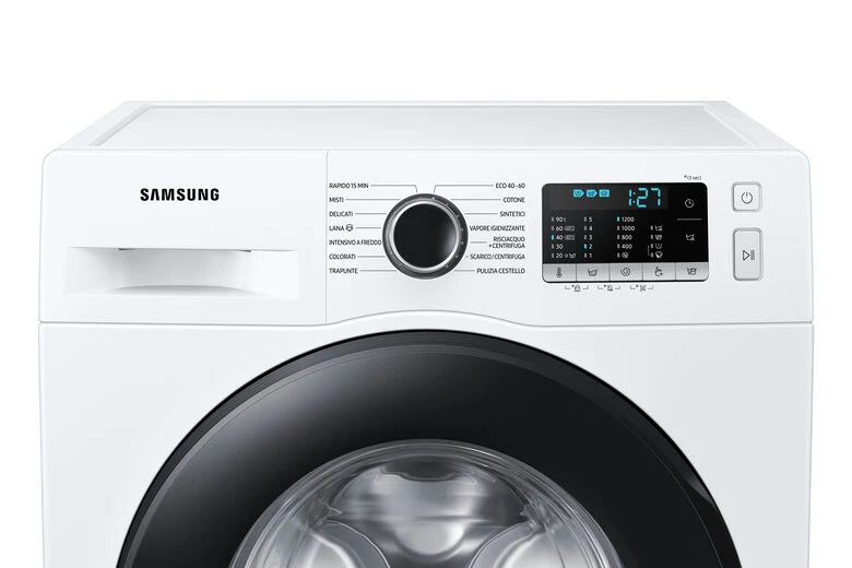 Samsung Lavatrice Crystal Clean Slim 8 Kg WW80AGAS21AE Classe E