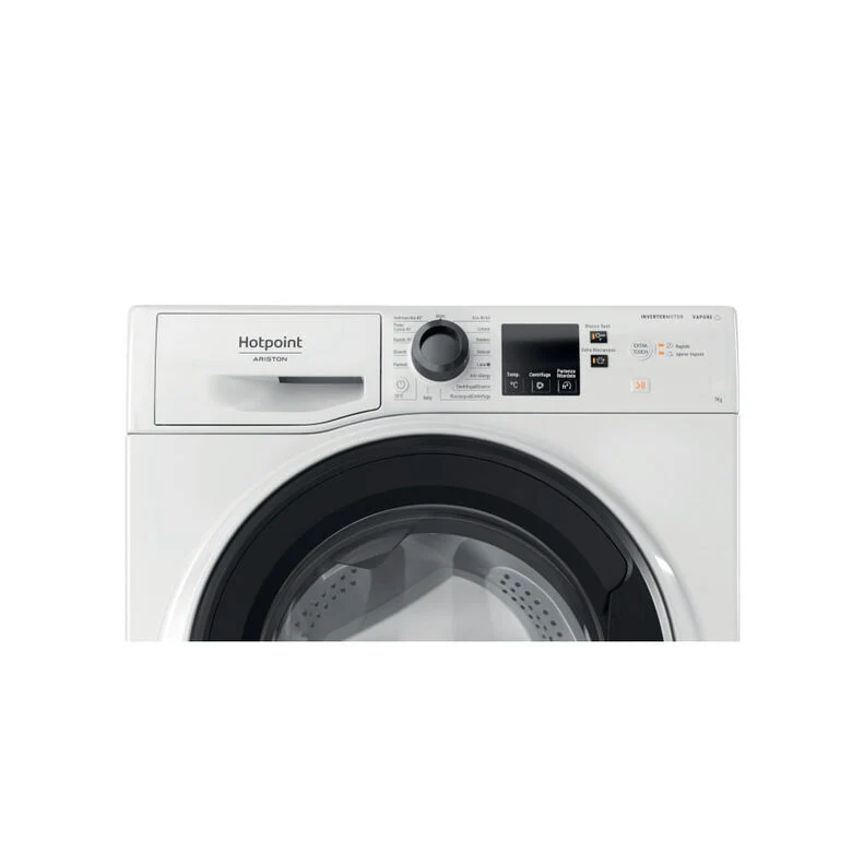 Hotpoint Ariston NF746WK IT Lavatrice A Libera Installazione 7 Kg, 1400 Giri, Steam Hygiene, Anti Allergy, Igiene Vapore, Classe A, Bianco