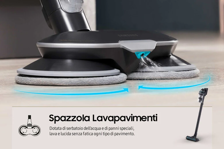 Samsung Aspirapolvere senza filo Jet™ 85 premium 210W VS20C852FTB