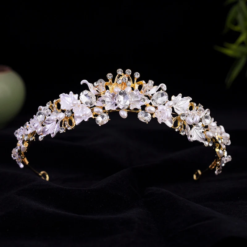 Crystal Floral Bridal Tiara