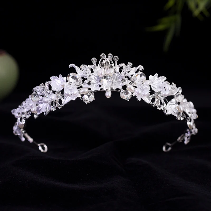 Crystal Floral Bridal Tiara
