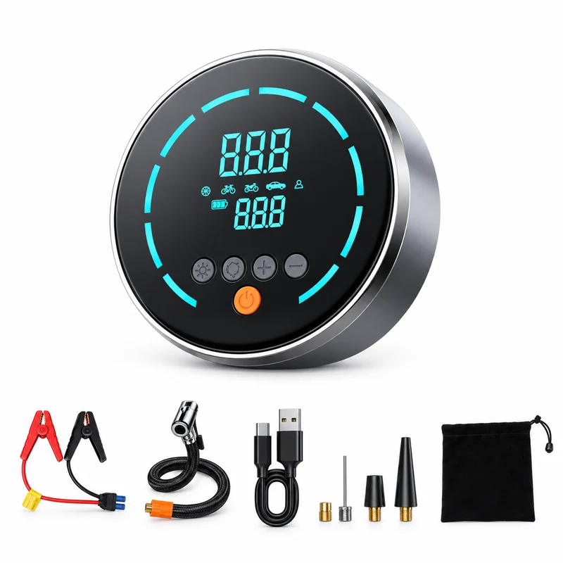 Portable Car Jump Starter and Air Pump