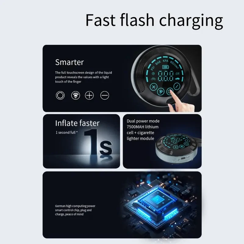 Portable Car Jump Starter and Air Pump