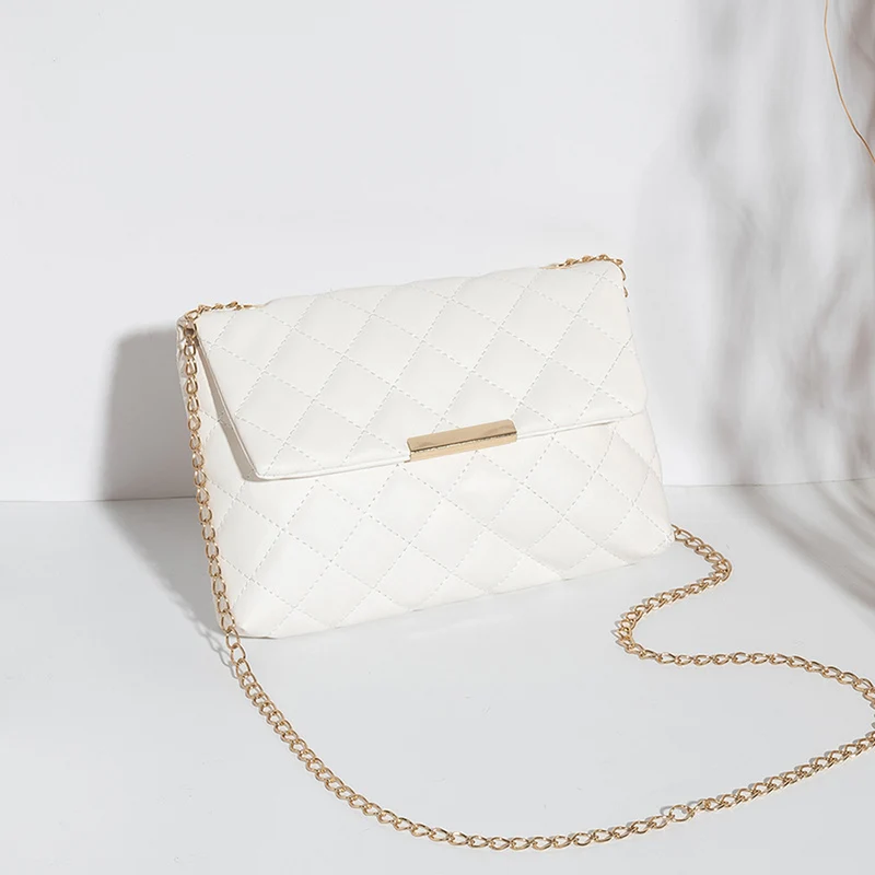 Quilted Chain Crossbody Bag