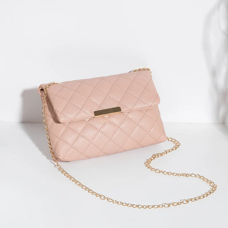 Quilted Chain Crossbody Bag