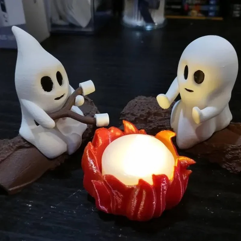Light-Up Halloween Ghost Decor