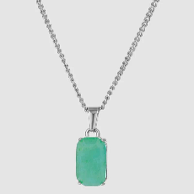 Natural Stone Pendant Necklace