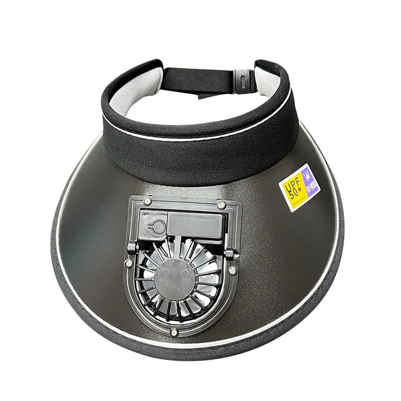Rechargeable Sun Visor Fan Hat