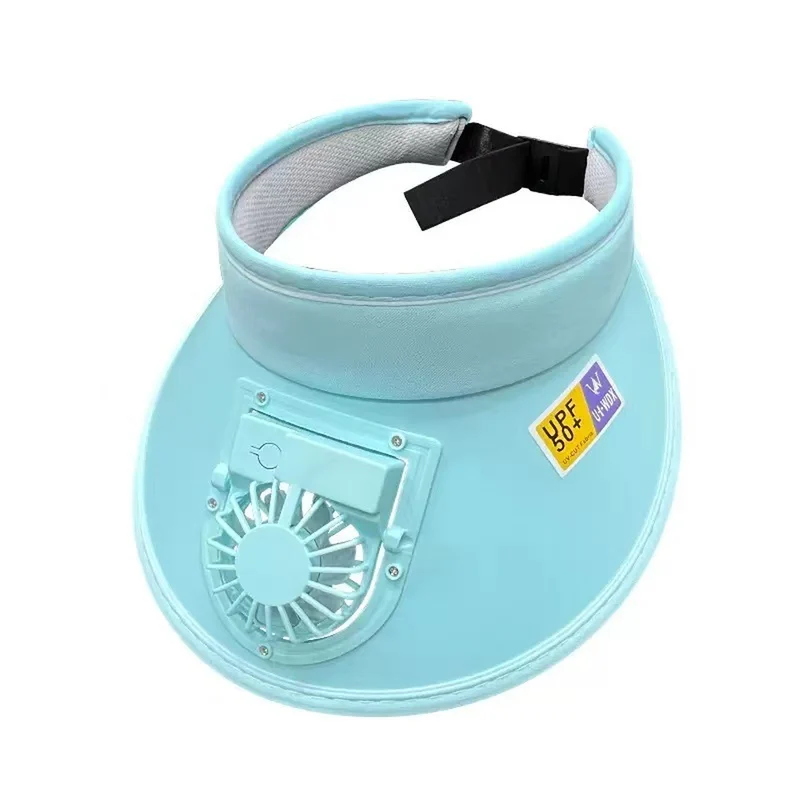 Rechargeable Sun Visor Fan Hat