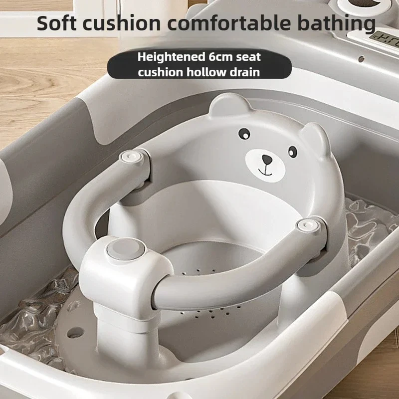 Foldable Baby Bath Support Seat