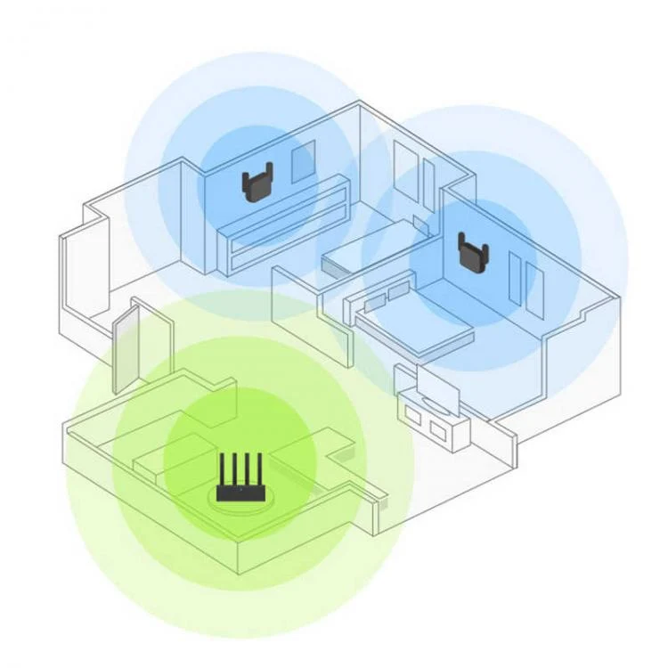 Xiaomi Mi Range Extender Pro (R03) Ripetitore Wireless 300Mbps Wifi Nero Antenne