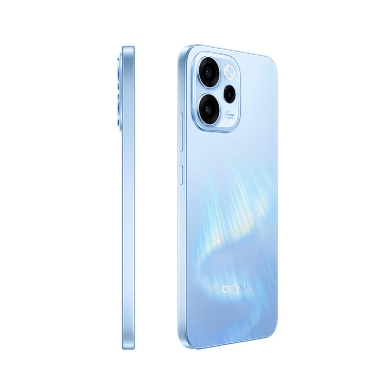 OPPO Reno15 FS Smartphone 5G Aurora Blue Box