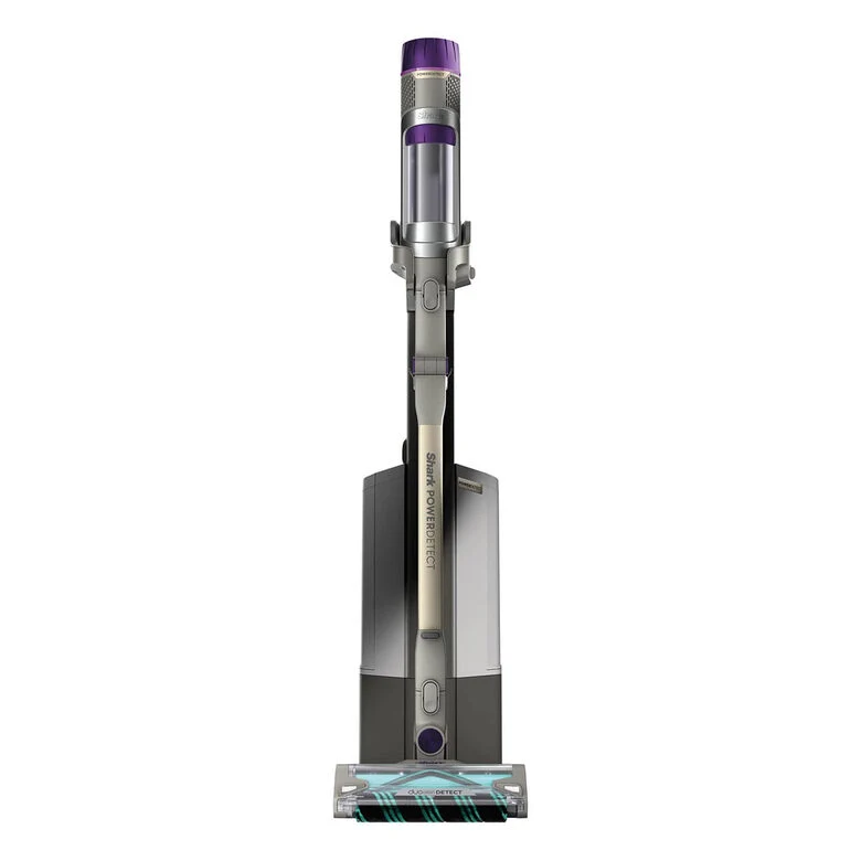 Shark IP3251EUT scopa elettrica Aspirapolvere a bastone 2 in 1 Batteria Secco Ciclonico Senza sacchetto 0,7 L 380 W Oro, Grigio, Viola