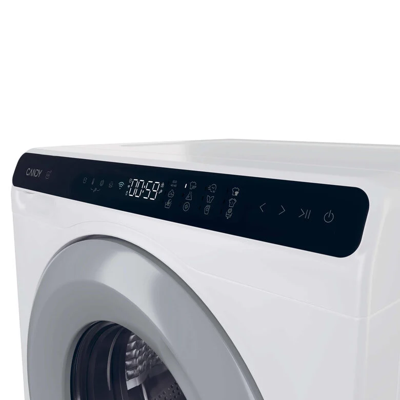 Candy CW50-BP12307GU-S, Prowash 700 Mini Lavatrice A Libera Installazione 5 Kg, 1200 Giri, Classe A, Bianco, Inverter, Wi-fi