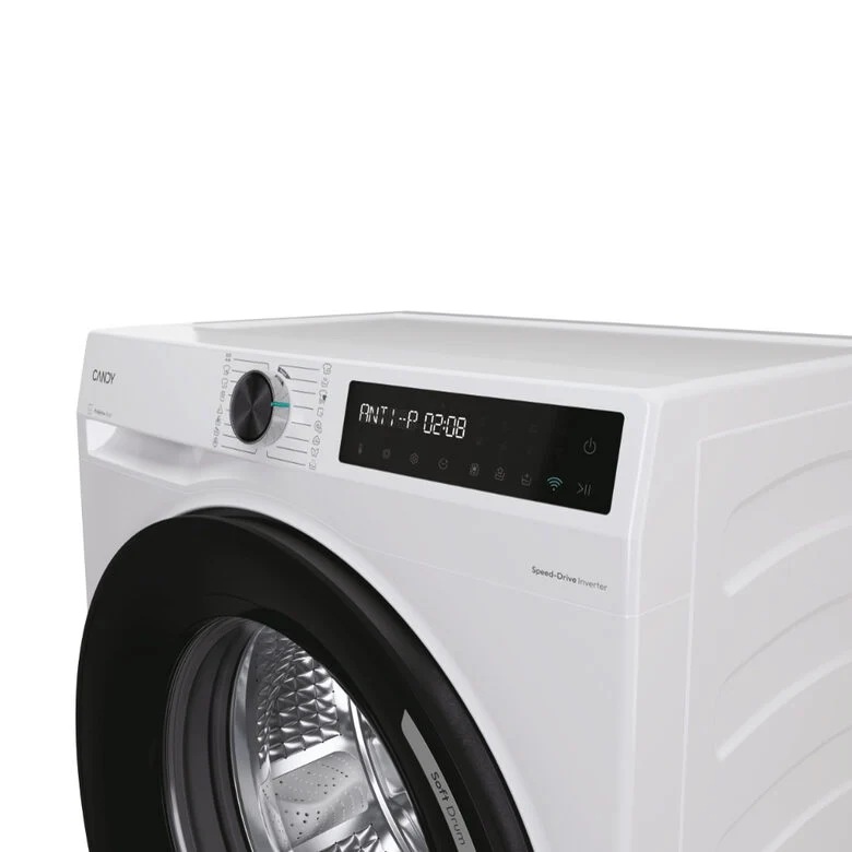 Candy ProWash 500, Lavatrice Carica Frontale 11 KG, 30% più efficente della classe A, 1400 giri, Bianco, Inverter, Vapore, Wi-Fi, Smart Wash, BR 411BL9-S