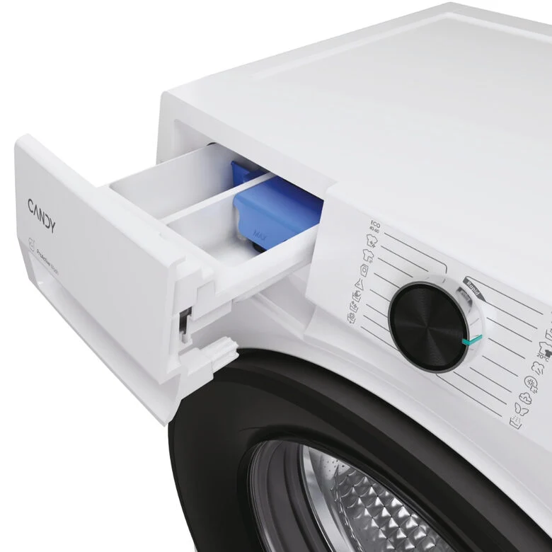 Candy ProWash 500, Lavatrice Carica Frontale 11 KG, 30% più efficente della classe A, 1400 giri, Bianco, Inverter, Vapore, Wi-Fi, Smart Wash, BR 411BL9-S