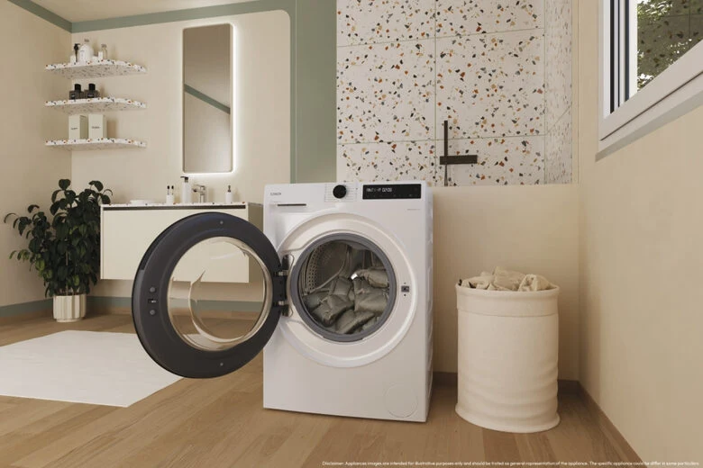 Candy ProWash 500, Lavatrice Carica Frontale 11 KG, 30% più efficente della classe A, 1400 giri, Bianco, Inverter, Vapore, Wi-Fi, Smart Wash, BR 411BL9-S