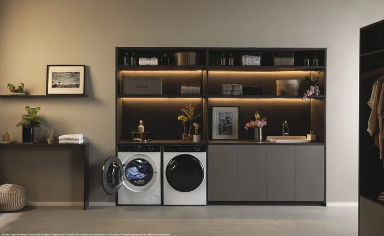 Haier HW90-B14959NEUIT I-pro Series 5 Lavatrice A Libera Installazione 9 Kg, 1400 Giri, Classe A, Bianco, Direct Motion, Refresh, Wi-fi