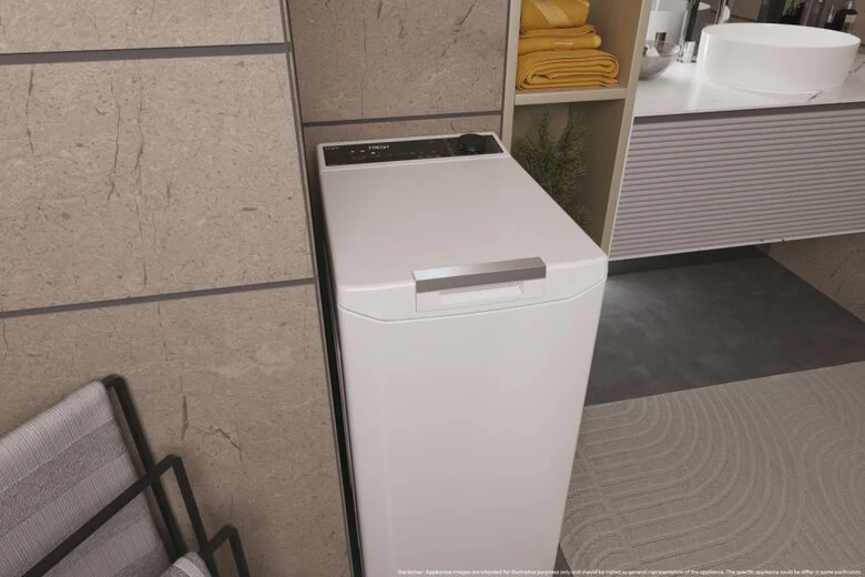 Haier THASN476TM5-S T Serie 7 Lavatrice Carica Dall'alto A Libera Installazione 7 Kg, 1400 Giri, Classe A, Inverter, Vapore, Bianco