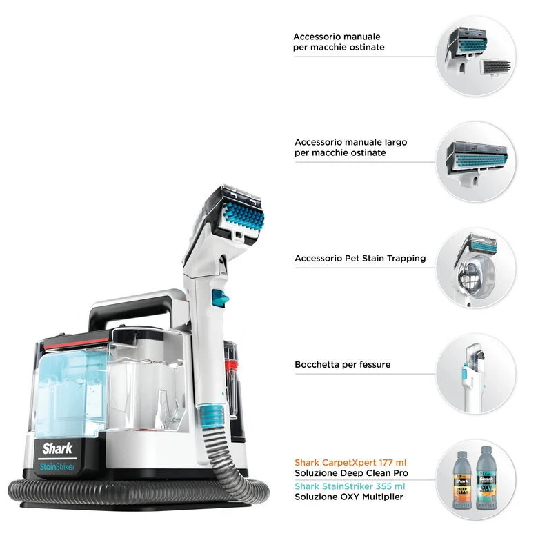 Sharkclean Smacchiatore portatile Shark StainStriker PX200EUT