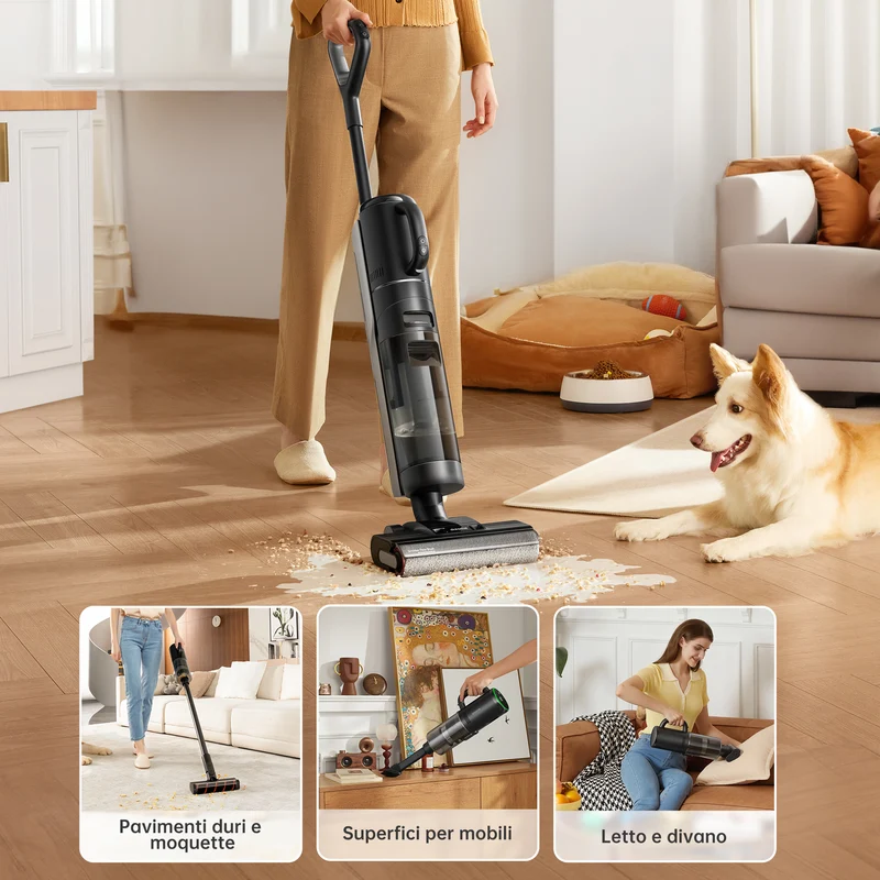 Aspirapolvere Lavapavimenti Dreame H12 Dual
