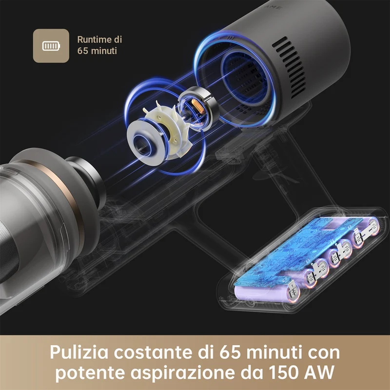 Aspirapolvere senza fili Dreame Z10 Station