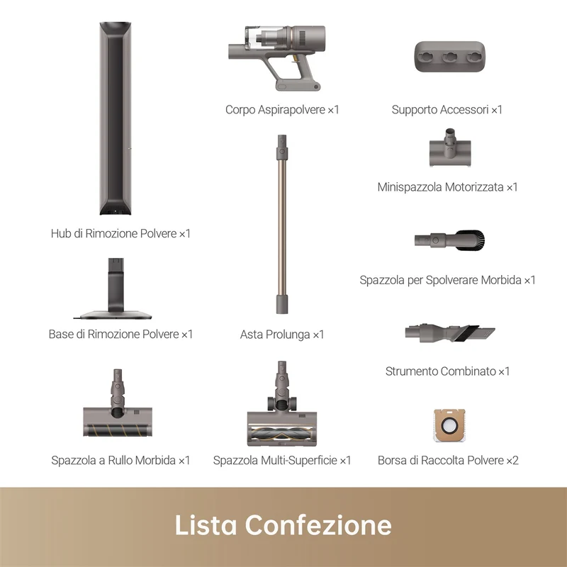 Aspirapolvere senza fili Dreame Z10 Station
