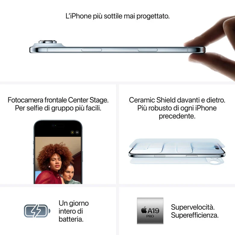 Apple iPhone Air 256GB Nero Siderale
