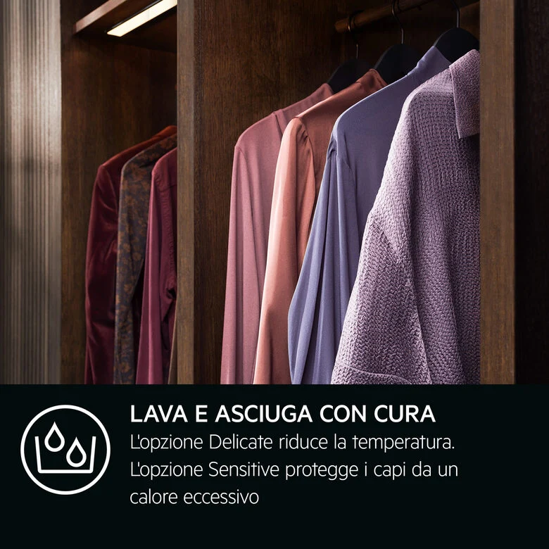 AEG TR7HE9C Serie 7000 Asciugatrice A Libera Installazione 9 Kg, Pompa Di Calore, Sensidry®, Mixdry, Precise Dry, Classe C, Bianco