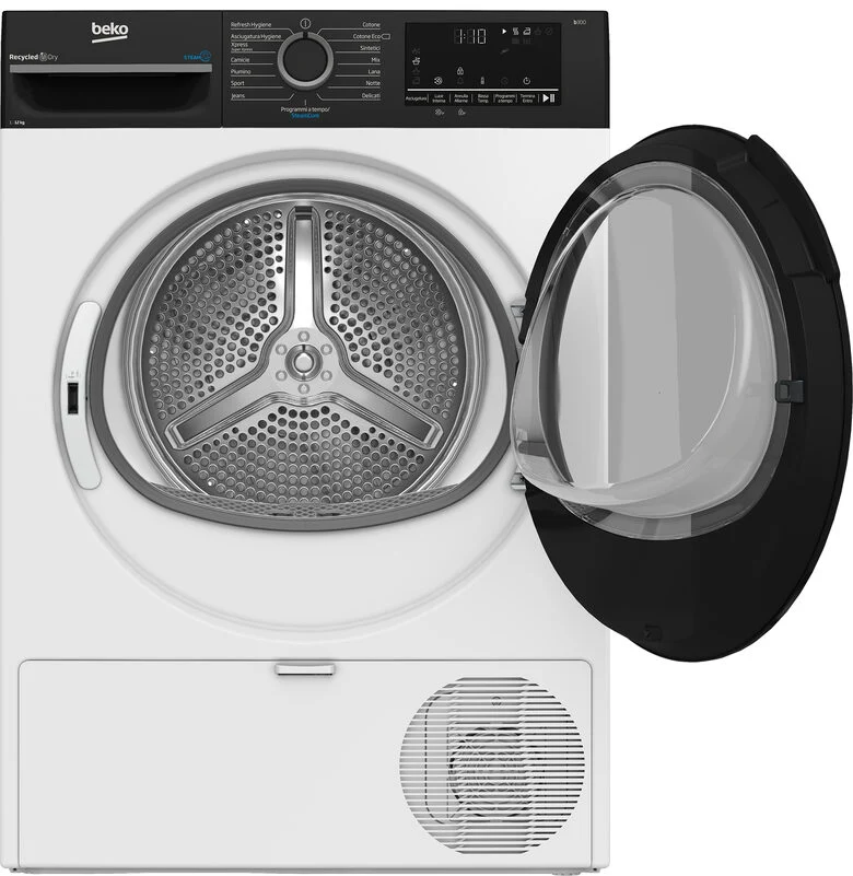 Beko BMGT4122SBI: Asciugatrice 12kg, classe E, motore inverter