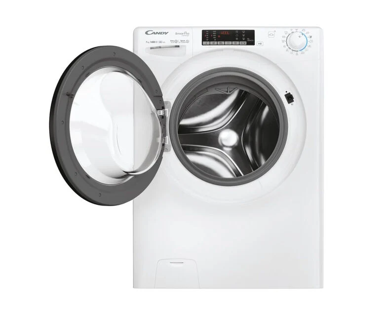 Candy CSO4474TWMB6/1-S Lavatrice A Libera Installazione 7 Kg, 1400 Giri, Smart Pro Inverter, Snap&Wash, Quick&Clean, Classe A, Bianco