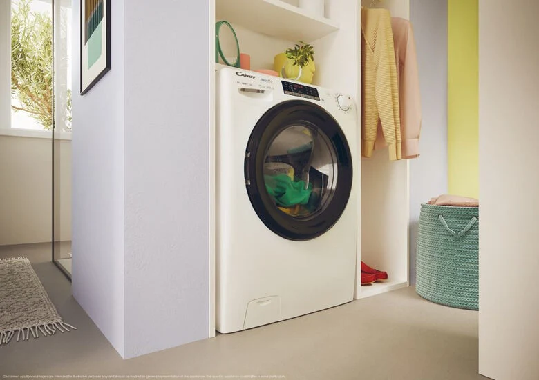 Candy CSO4474TWMB6/1-S Lavatrice A Libera Installazione 7 Kg, 1400 Giri, Smart Pro Inverter, Snap&Wash, Quick&Clean, Classe A, Bianco