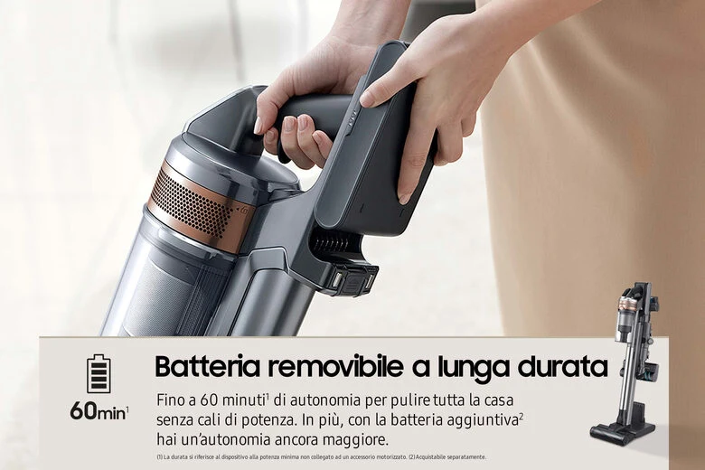 Samsung Aspirapolvere senza filo Jet™ 90 200W VS20R9076T7