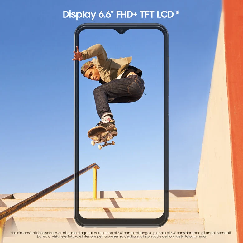 Samsung Galaxy A13 16,8 cm (6.6") Doppia SIM Android 12 4G USB tipo-C 4 GB 64 GB 5000 mAh Nero