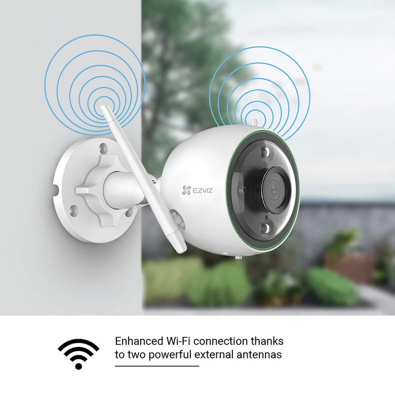 EZVIZ C3N Telecamera Wi-Fi per Esterno con visione notturna a colori