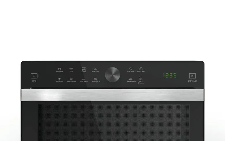 Whirlpool Supreme Chef MWP 337 SB Superficie piana Microonde con grill 33 L 900 W Nero, Argento